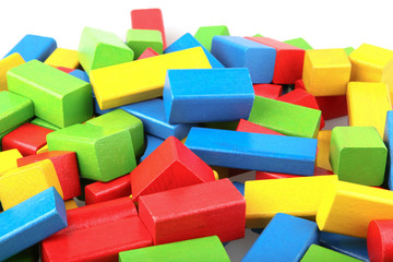 Wooden building blocks