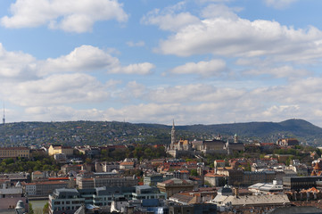 Fototapeta premium View from the dome of St Stephans Cathedral Budapest Hungary