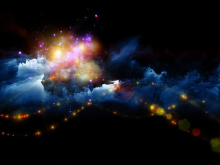 Fototapeta na wymiar Clouds of creation