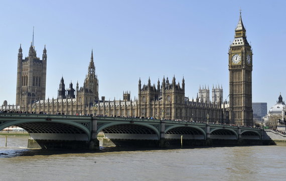 Westminster Bridge and the Houses of Parliament