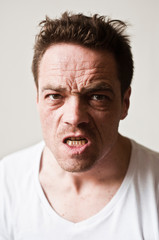 Obraz premium mécontentement