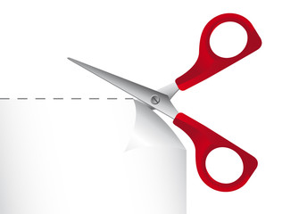 red scissor