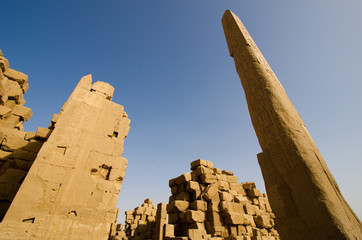Karnak Temple egyptian obelisk