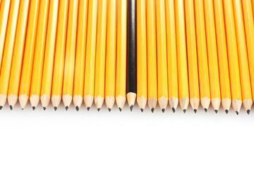 Fototapeta premium lead pencils isolated on white