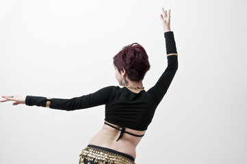 Tribal belly dancer