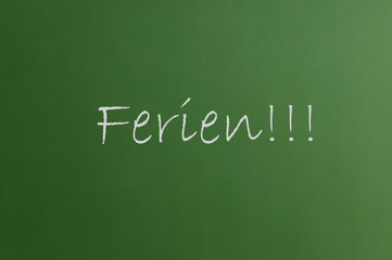 Obraz premium Ferien