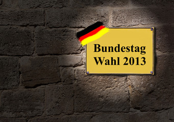 Deutscher Bundestag Wahl 2013