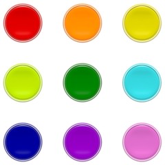 Colorful button 9