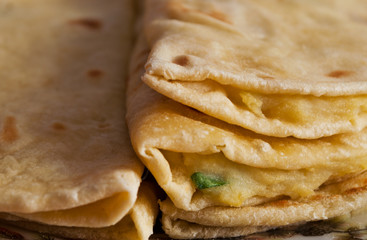 Kystyby, Tatar Flatbreads with Mashed Potatoes, Traditional Tatar Cuisine