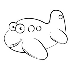 Cartoon plane.