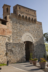 Fototapeta na wymiar Sangimignano, Toscana, Siena, Italy