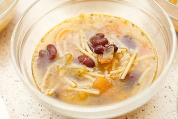 soup with pasta