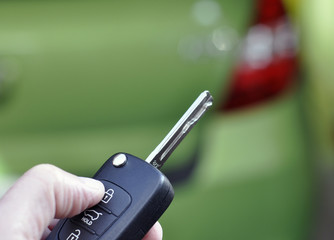 Remote control car key