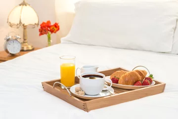 Zelfklevend Fotobehang Breakfast Served In Bed © Springfield Gallery