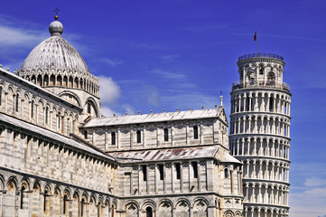Pisa, piazza dei miracoli e torre