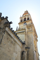 Fototapeta na wymiar Campanario de la mezquita de Córdoba - España