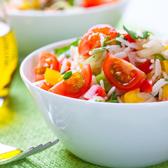Rice Salad with Vegetables
