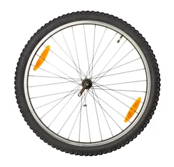 Photo sur Plexiglas Vélo bike front wheel