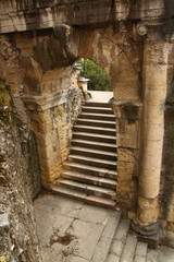 Ancient roman arch and staircase