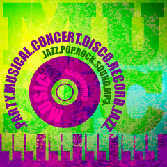 Vector Abstract Music