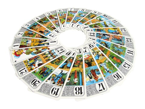 Rosace d'atouts au tarot