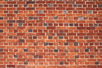 Brick wall in close up - a background