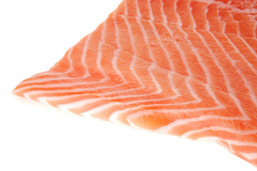 fresh uncooked salmon fillet