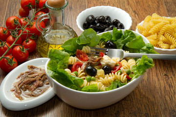 fusilli in insalata