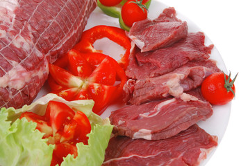 meat in grid