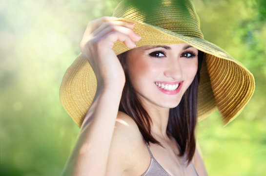 Happy summer portrait