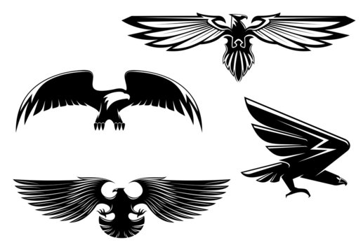 Heraldry eagles
