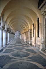 Typical scene of Venice City in Italy