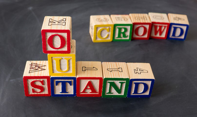 Stand out from the crowd