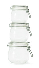 Stack of Glass Jars