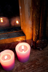 composizione con candeline