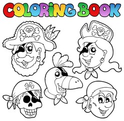 Livre de coloriage avec thème pirate 5