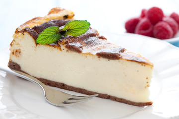 frischer Quarkkuchen