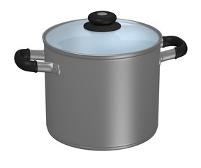 3d render of cooking pot