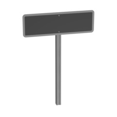 3d render of traffic sign