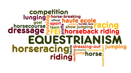 Equestrian Sport Word Cloud