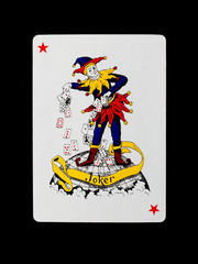 Playing card (joker) © michaklootwijk