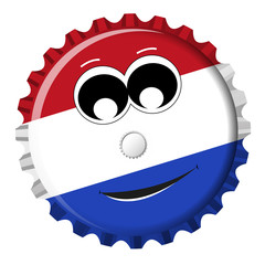 Niederlande Kronkorken Smiley