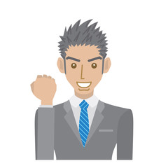 サラリーマン ガッツポーズ