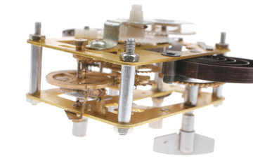 clock mechanism inside view