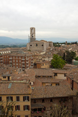 Obraz premium Panoramic view of the city of Perugia