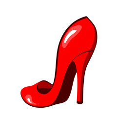 Female shoe isolated on white