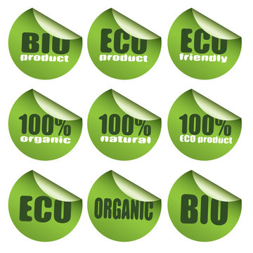 Green Bio stickers
