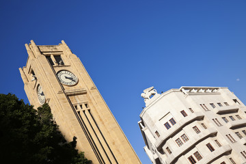 Clock Tower in the center of Beirut