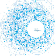 Background with snowflakes