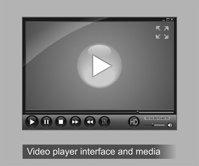 Video player interface and media